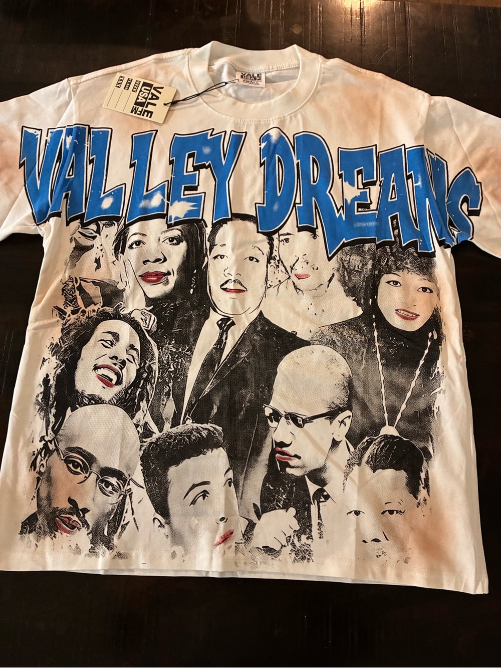 Valley Dreams White Graphic Short Sleeve Tee